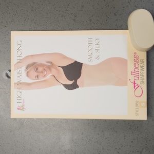 High Waist Thong in Nude Color Size XL